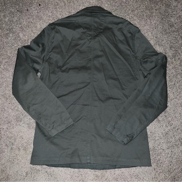 Women’s Banana Republic Army Green Utility Jacket Size Med Pockets Buttons - Picture 2 of 6